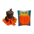 thumbnail image 3 of Sombrero de Fiesta Jinwen Naranja Disfraz de Pirata Mujer, 3 of 8
