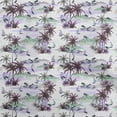 thumbnail image 1 of oneOone Rayon Lavender Fabric Beach Hawai Craft Projects Decor Fabric Printed By The Yard 56 Inch Wide, 1 of 4