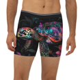 thumbnail image 2 of Picia Colorful Plant Turtle A Pattern Men's Athletic Long Leg Briefs , Performance Stretch Underwear，Moisture-Wicking, 2 of 7