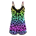 thumbnail image 4 of Xmyrz Lounge Sets For Women Pajama Set Loungewear Recreation Baggy Leopard Print Spaghetti Strap Thin Sleeveless Pj'S Sleepwear Outfit, 4 of 5