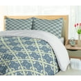 thumbnail image 4 of Ambesonne Mandala Duvet Cover Set, Curvy Floral Motifs, 2-Calking, Reseda Green Pale Blue, 4 of 6