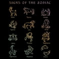 thumbnail image 2 of Junior's Lost Gods Signs of the Zodiac  Sweatshirt Black Medium, 2 of 4