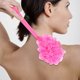 thumbnail image 3 of 1Pcs Long Handle Hanging Soft Mesh Back Body Bath Shower Brush Sponge Long Handle Ultra-soft Bath Brush Rosa Roja, 3 of 6