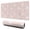 Cat Bow Floral, variant on 35.4x15.7 Inch Gaming Mouse Pad, Non-Slip Stitched Rubber Desk Mat for Desktop & Laptop,Cat Face Collage Beige Pattern