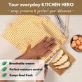 thumbnail image 7 of Native Fab 4 Pack Gingham Check Plaid Kitchen Towel - Soft Cotton - Washcloths - 16x26 - Yellow, 7 of 7