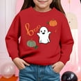 thumbnail image 2 of KPOPLK Kids Zip-Up Hoodie Girls Boys UPF57+ Sun Protection Jacket Hooded Cooling Shirt(5Y,Red), 2 of 4