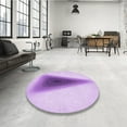 thumbnail image 4 of Ahgly Company Machine Washable Indoor Square Transitional Purple Area Rugs, 5' Square, 4 of 7