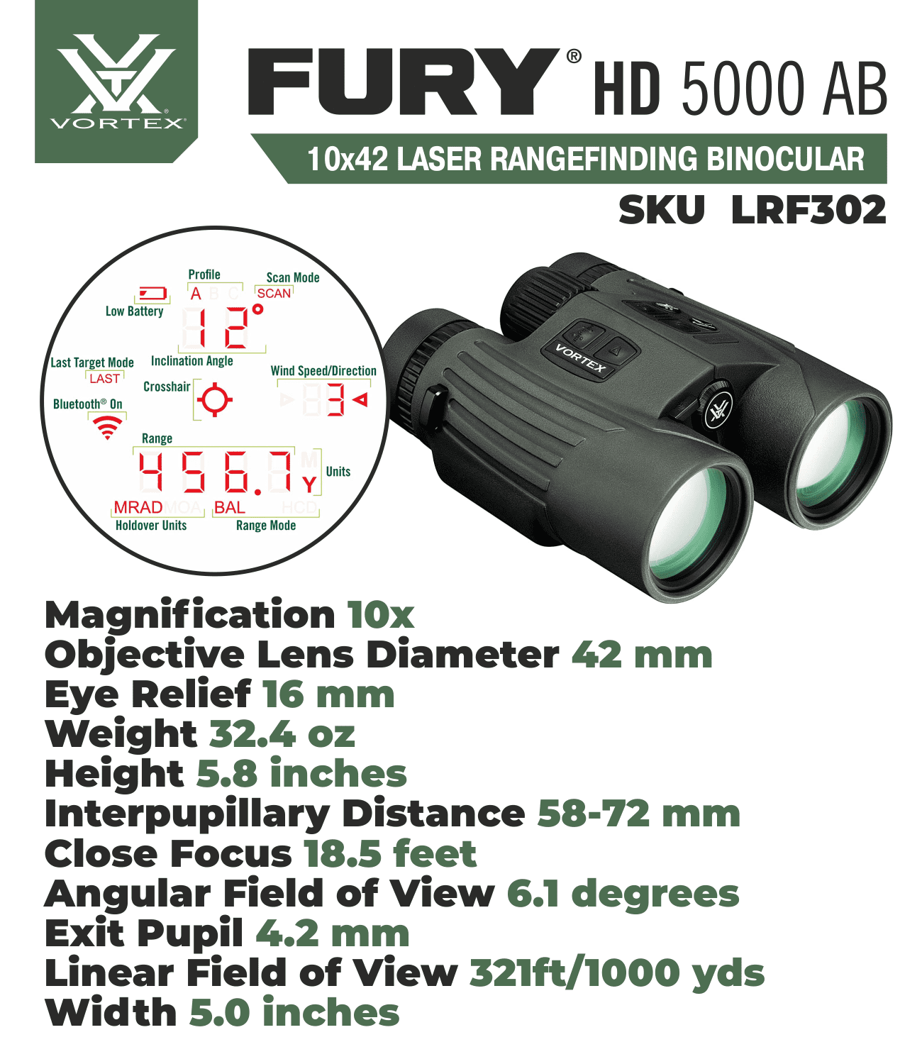 Fury HD 5000 10x42