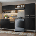 thumbnail image 2 of Cocina Integral Madesa Emilly Pop 229cm Marrón/Negro GREM2290027K, 2 of 12
