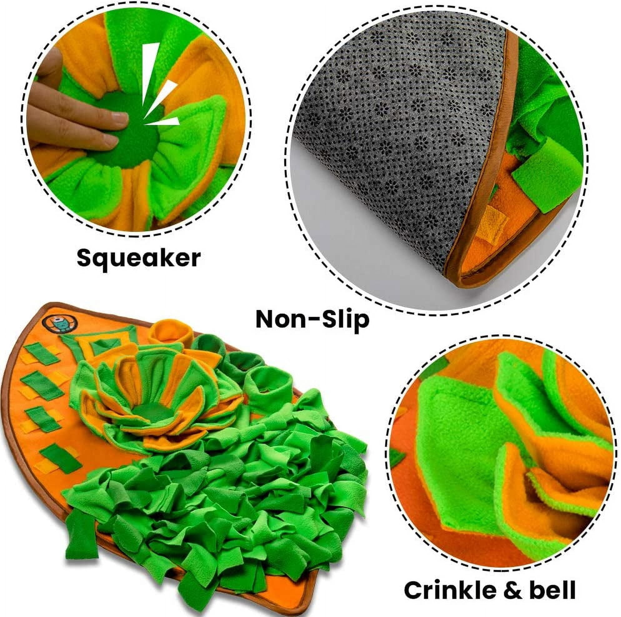 Snuffle Mat for Dogs, Dog Cats Nosework Feeding Mat, Pet Interactive Dog Puzzle Toys Encourages Natural Foraging Skills for Training and Stress Relief