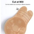 thumbnail image 3 of Sujetador adhesivo invisible, cubiertas de pezones reutilizables, sujetador sin espalda sin tirantes, sujetador deportivo para mujer, orejas de conejo Xemadio WMZL-2030-2, 3 of 7