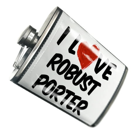 

NEONBLOND Flask I Love Robust Porter Beer