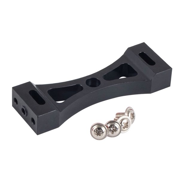 Tholdsy Mini travesaño de montaje fijo de viga de Metal, soporte de pieza de repuesto DIY 1/12, reemplazo de accesorios de coche de escalada de Control Kits de construcción modelo Negro Tholdsy FN001310-01