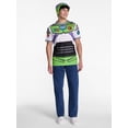 thumbnail image 3 of Toy Story Men's and Big Men's Buzz Lightyear Graphic Cosplay Tee and Beanie Set, 2-Piece, Sizes XS-3XL, 3 of 6