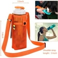 thumbnail image 3 of WuPing 6 Pcs Mesh Water Bottle Holders with Adjustable Shoulder Strap, Water Bottle Carrier Bag, Easy Clean, for Hiking, Walking, Travel, Gym, 3 of 10