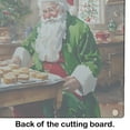 thumbnail image 5 of Cookies with Santa Claus Father Christmas Glass Cutting Board Large 12 in x 15 in, 5 of 5
