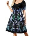 thumbnail image 2 of Vestido de manga corta Crystals Gardens, vestido de mujer, vestidos para eventos especiales., 2 of 7