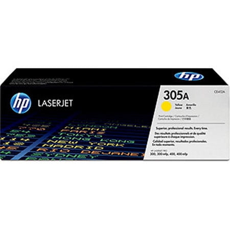 HP 305A (CE412A) Yellow Original LaserJet Toner Cartridge
