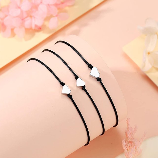 Love Bracelet Creative Glossy Jewelry Regalos para niñas Hecho a mano Make A Wish Card FLhrweasw Nuevo