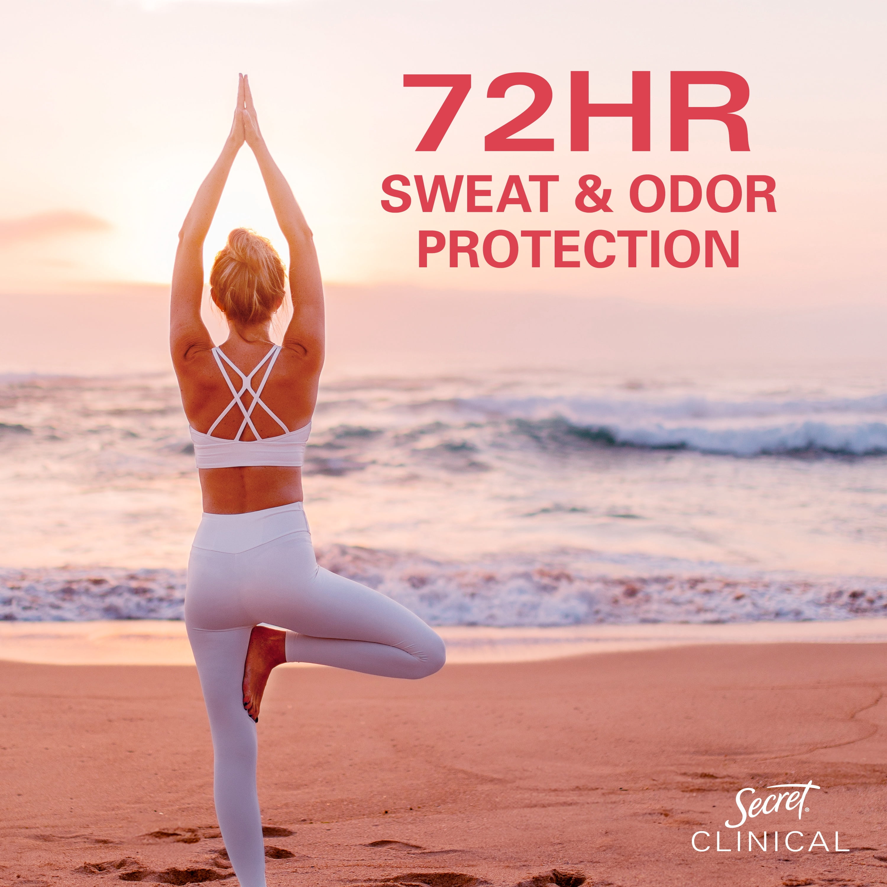 Secret Clinical 72 HR Invisible Solid Antiperspirant Watermelon Fizz with Pro-Hyaluronic Power 1.6 oz