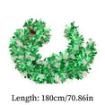thumbnail image 3 of Christmas Tree Decorations, Holiday Tinsel Garland With Snowflake Strips For Indoor Outdoor Party Christmas Home Festival Decoration, 3 of 3
