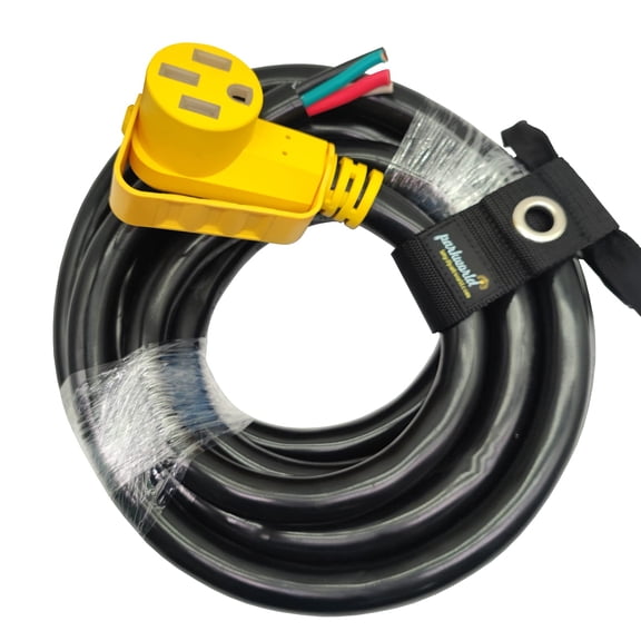 Parkworld 66457 RV / EV Replacement Power Cord NEMA 14-50 Receptacle 50A Female, 14-50R (25FT)