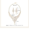 thumbnail image 4 of Faty-T Women's Austrian Crystal Art Deco Bridal Vase Flower Necklace Earrings Set, 4 of 5