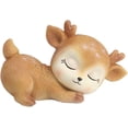 thumbnail image 4 of Figuras de ciervos bebés yuxing Decoración de tartas Miniatura de animales del bosque, 4 of 5
