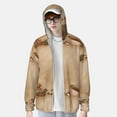 thumbnail image 4 of Goofa Engraved Coffee On Kraft Paper Printed Women's UPF 50+ Sun Protection Hoodie Jacket Lightweight Long Sleeve Sun Shirt for Women with Pocket Hiking Outdoor-X-Large, 4 of 9