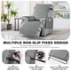 thumbnail image 5 of Funda Impermeable Antideslizante para Sillón Reclinable TAOCOCO Gris Claro, 5 of 7