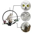 thumbnail image 4 of Naiovety Luz de noche de búho con energía Solar, luz colgante de jardín con forma de Animal de resina única, luz de paisaje al aire libre para Patio, Iluminación y accesorios blanco Naiovety HA024555-01, 4 of 6
