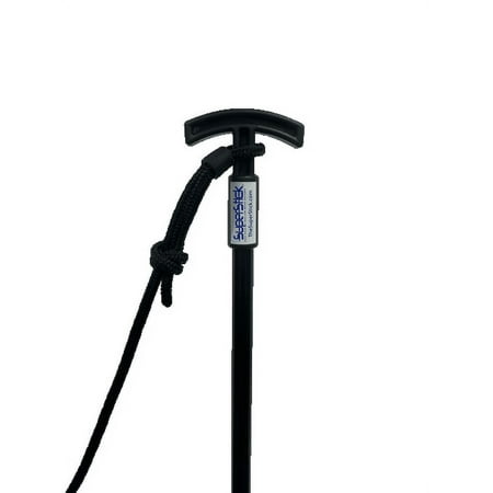 Superstick 5/8-7 FT 5/8  x 7  Shallow Water Anchor Pin System W/Storage Clips & Cinching Rope Lanyard