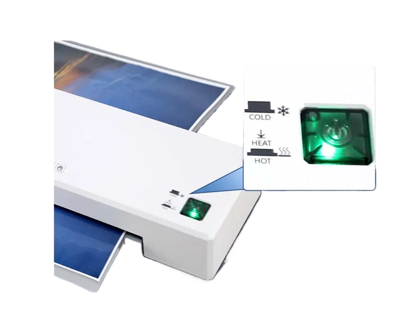 Laminator Machine,Laminator Office Hot And Cold Fast Warm-Up Roll Laminator Machine For A4 Paper Document Photo ,Easy Operation