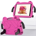 thumbnail image 5 of Allytech Kids Case for Apple iPad 10.2 9th 8th 7th Gen, iPad 10.2" Case 2022/2021/2020, EVA Rubber Handle Stand Shockproof Drop Protection Lightweight iPad 10.2 Case Cover for Kids - Rose, 5 of 8