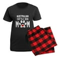 thumbnail image 5 of CafePress - Australian Cattle Dog Mom Pajamas - Women's Short Sleeve Print T-Shirt and Pants Dark Cotton Pajama Set, 5 of 7