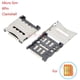 thumbnail image 3 of 2/5/10 piezas Mini/Micro/Nano SD/Sim Card Holder 6/7/8/9/10Pin Sim Slot Socket Connector Push/Autoelástico/Emergente/Clamshell/Extraíble, 3 of 5