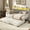 White, variant on Blotout Daybed with Trundle Bed and LED Light, Twin Bed Frame with Storage Headboard and Charging Station, Sofa Bed with Strong Supports for Living Room, Bedroom, and Guest Room