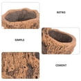 thumbnail image 4 of TEHAUX 1Pcs Creative Small Cement Flowerpot for Flower Decoration in Office, 4 of 6