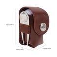 thumbnail image 2 of OULII Golf Tee Bag Pouch 1Set Brown Pu For Organizing Golf Tools, 2 of 7
