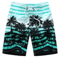 thumbnail image 1 of Pantalones cortos de playa para hombre, Shorts elásticos de secado rápido con cintura elástica para el hogar o al aire libre, correr, surfear, nadar, deportes acuáticos Fivean  unisex, 1 of 2