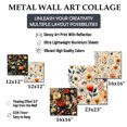thumbnail image 4 of Designart "Rustic Fall Floral Mosaic" Floral Wall Art Set Of 5 - Gray Cottage For Bedroom Wall Art Set, 4 of 6