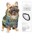 thumbnail image 3 of Gaeub Sweat à Capuche Rond Mandala1 Imprimé Vêtements Chauds pour Petits Chiens, Costume Chiot et Chat-Moyen, 3 of 7