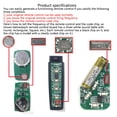 thumbnail image 4 of 433MHZ Copy Remote Control Auto 4 Channe Code Garage Gate Door Opener Remote Control Duplicator Cloning Code Car Key，Black, 4 of 6