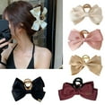 thumbnail image 6 of Big Bows Hair Claw Clips Bowknot Barrettes Large Claw Clip Bows Hair Clips Hair Accessories for Women Girls, 6 of 9