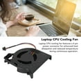 thumbnail image 4 of Ventilador de CPU fácil de usar portátil eficiente ventilador de refrigeración de CPU disipación de calor rápida duradero para Dv7 6187cl para computadora ANGGREK Otros, 4 of 8