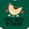 thumbnail image 4 of Inktastic Cute Chicken Farming Boys or Girls Baby Bib, 4 of 4