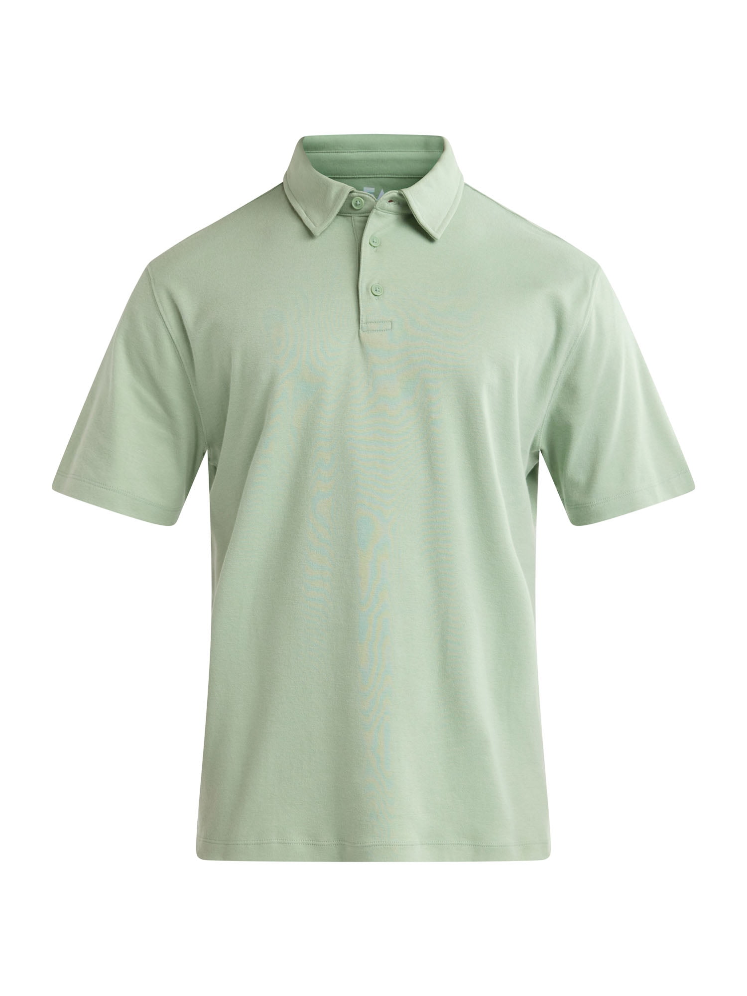 Free Assembly Mens Cotton Polo Shirt with Short Sleeves, Sizes XS-3XL
