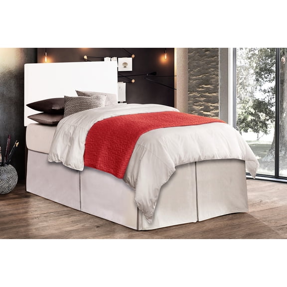 Twin Headboard In White - 41 To 53 Inches Adjustable Easy Clean Glory Furniture G0113 Cover