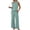 Haze Blue, variant on Lounge Sets for Women Knit Loose Tank Top Wide Leg Pants Soft Comfy Pajamas Set 2-Piece Outfits