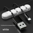 thumbnail image 1 of EGNMCR Cable Clips Management Self Adhesive Cord Organizer Desktop USB cable organizer, 1 of 2